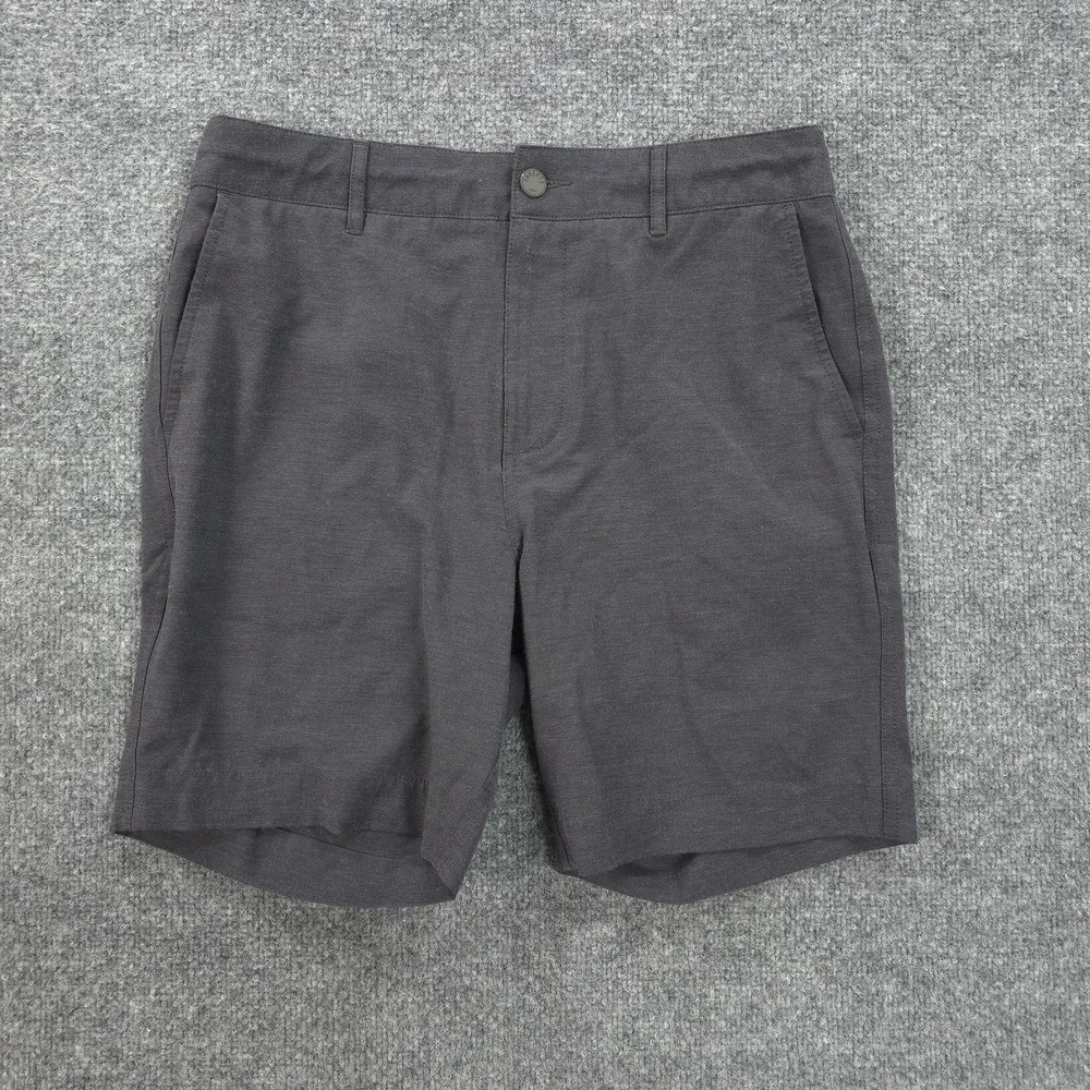 Faherty Shorts Mens 30 Gray All‎ Day Chino Stretch Hybrid 7in Summer Casual
